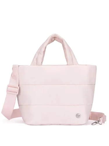 Mini Puffer Crossbody Bag, Pink (7.9 in)