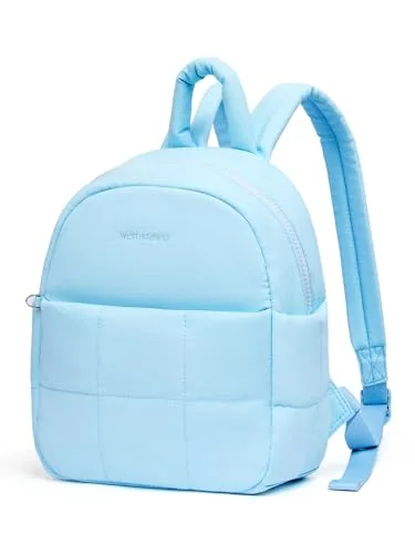Mini Puffer Backpack, Blue
