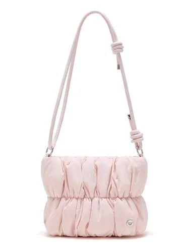 Small Puffer Shoulder Bag, Pink