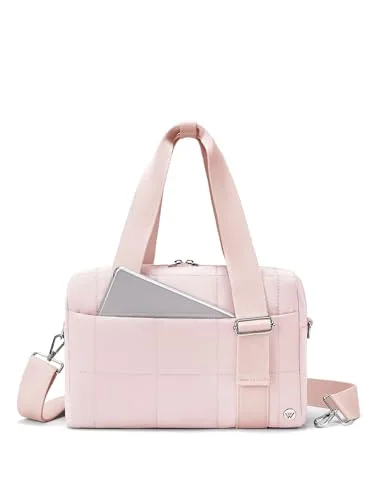 Mini Puffer Duffle Bag, Pink