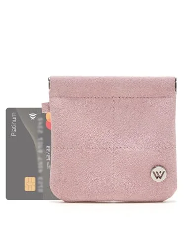Small Suede Makeup Bag, Pink